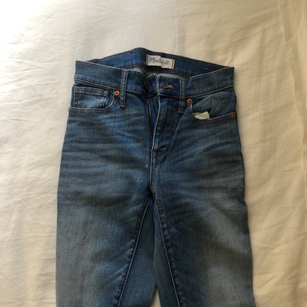 MADEWELL HIGH RISE SKINNY JEAN SIZE 24